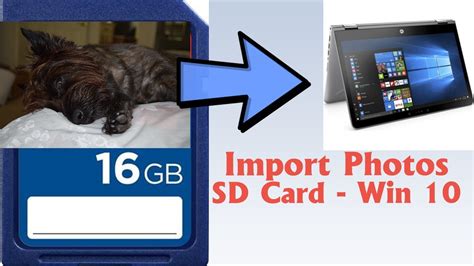 how to upload smart phone sd card on windows 10|import photos from sd card.